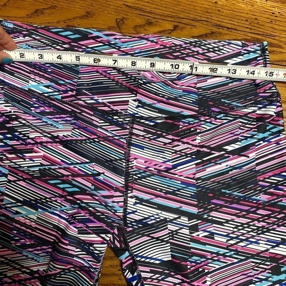 fabletics Zoe Black Digit mesh panel Leggings Sz M - Picture 4 of 7